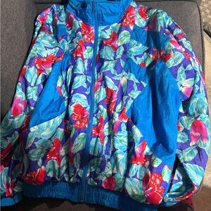 Tropical Floral Women's Bomber Jacket